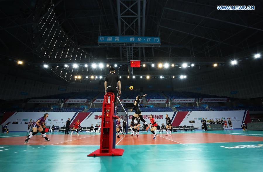 (SP)CHINA-JIANGMEN-VOLLEYBALL-CHINESE WOMEN'S CHAMPIONSHIP(CN)