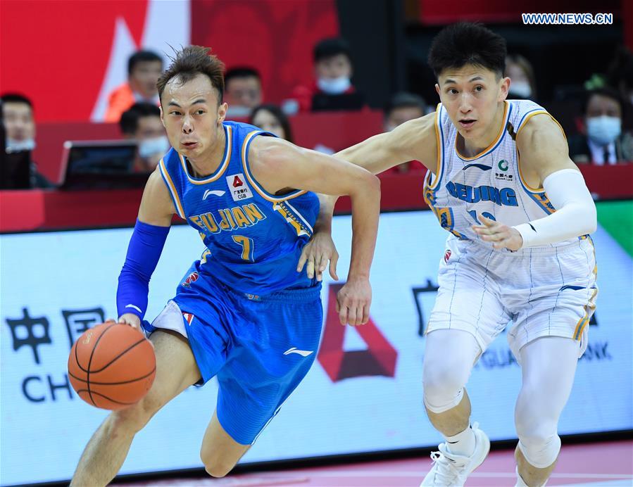 (SP)CHINA-ZHUJI-BASKETBALL-CBA LEAGUE-BEIJING VS FUJIAN (CN)
