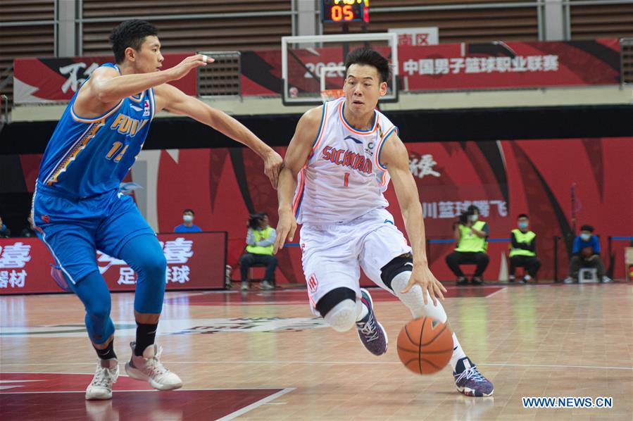(SP)CHINA-ZHUJI-BASKETBALL-CBA LEAGUE-SICHUAN VS FUJIAN (CN)