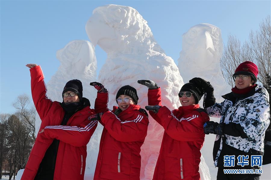 （文化）（2）第二十五届全国雪雕比赛在哈尔滨落幕