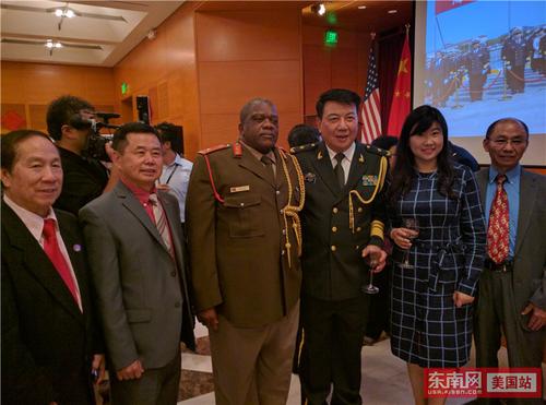 中国驻美国大使馆举办庆祝中国人民解放军建军90周年招待会